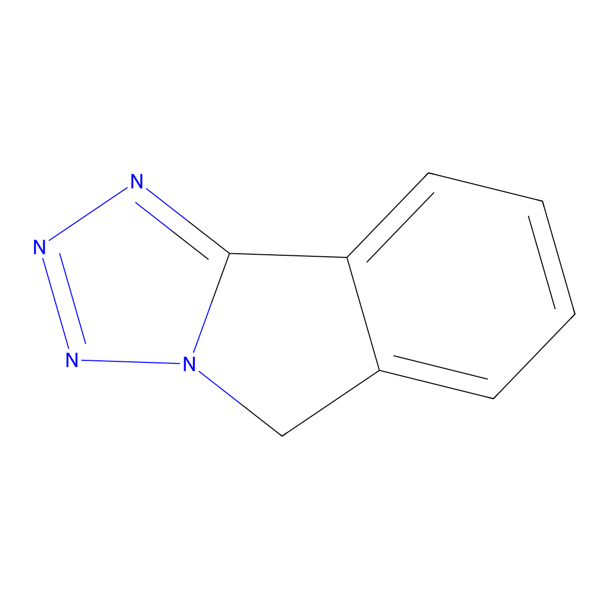 5H-tetrazolo[5,1-a]isoindole molecular structure, CAS 28647-91-8
