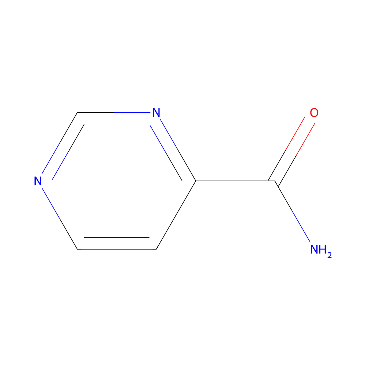 Pyrimidine-4-carboxamide molecular structure, CAS 28648-86-4