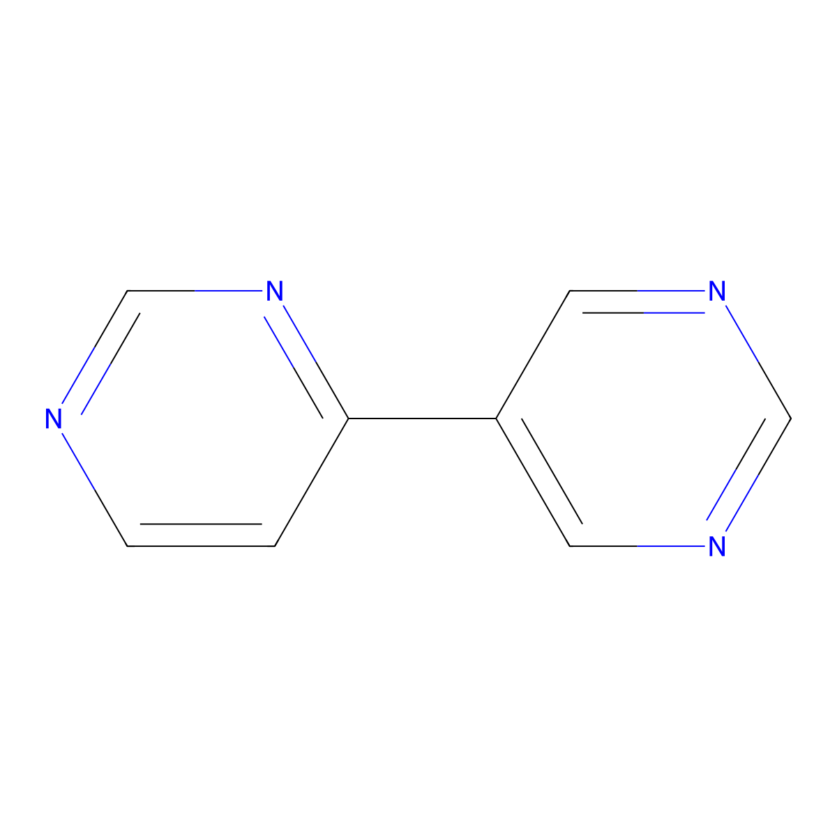 4,5'-Bipyrimidine molecular structure, CAS 28648-89-7