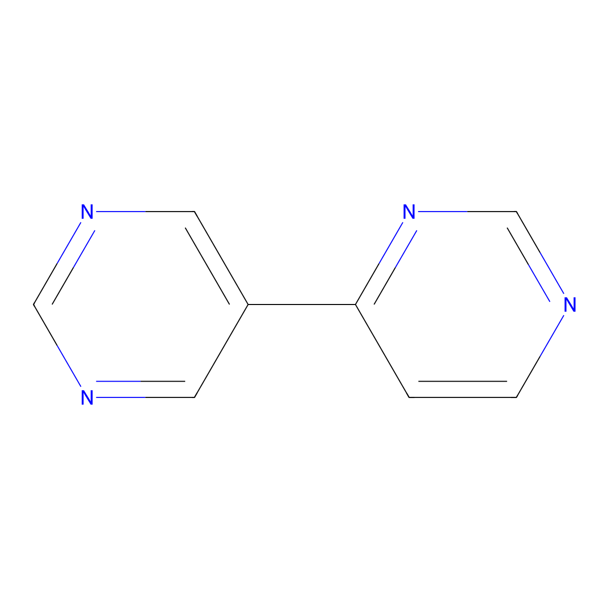4,5'-Bipyrimidine molecular structure, CAS 28648-89-7