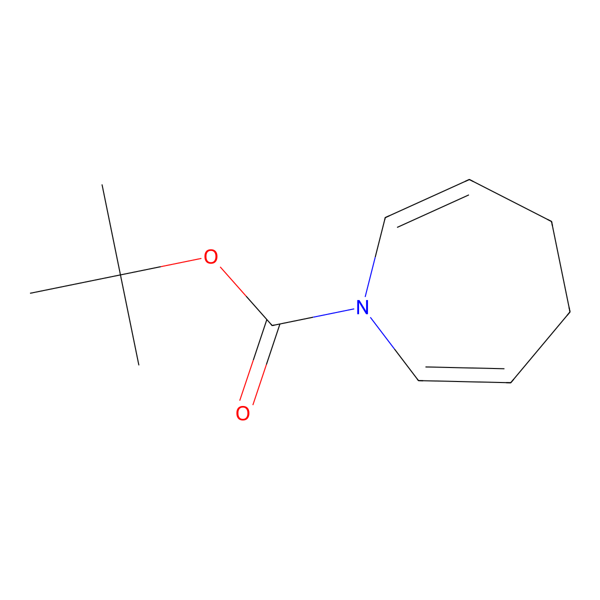 tert-butyl 4,5-dihydro-1H-azepine-1-carboxylate molecular structure, CAS 2866306-99-0