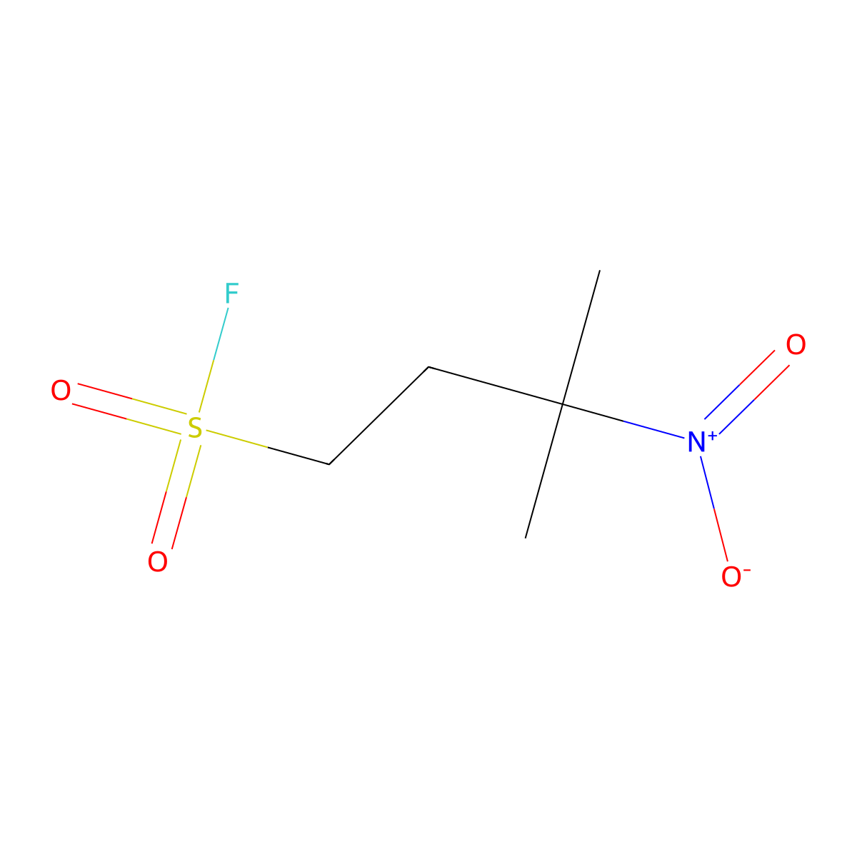 3-Methyl-3-nitrobutane-1-sulfonyl fluoride molecular structure, CAS 2866307-46-0