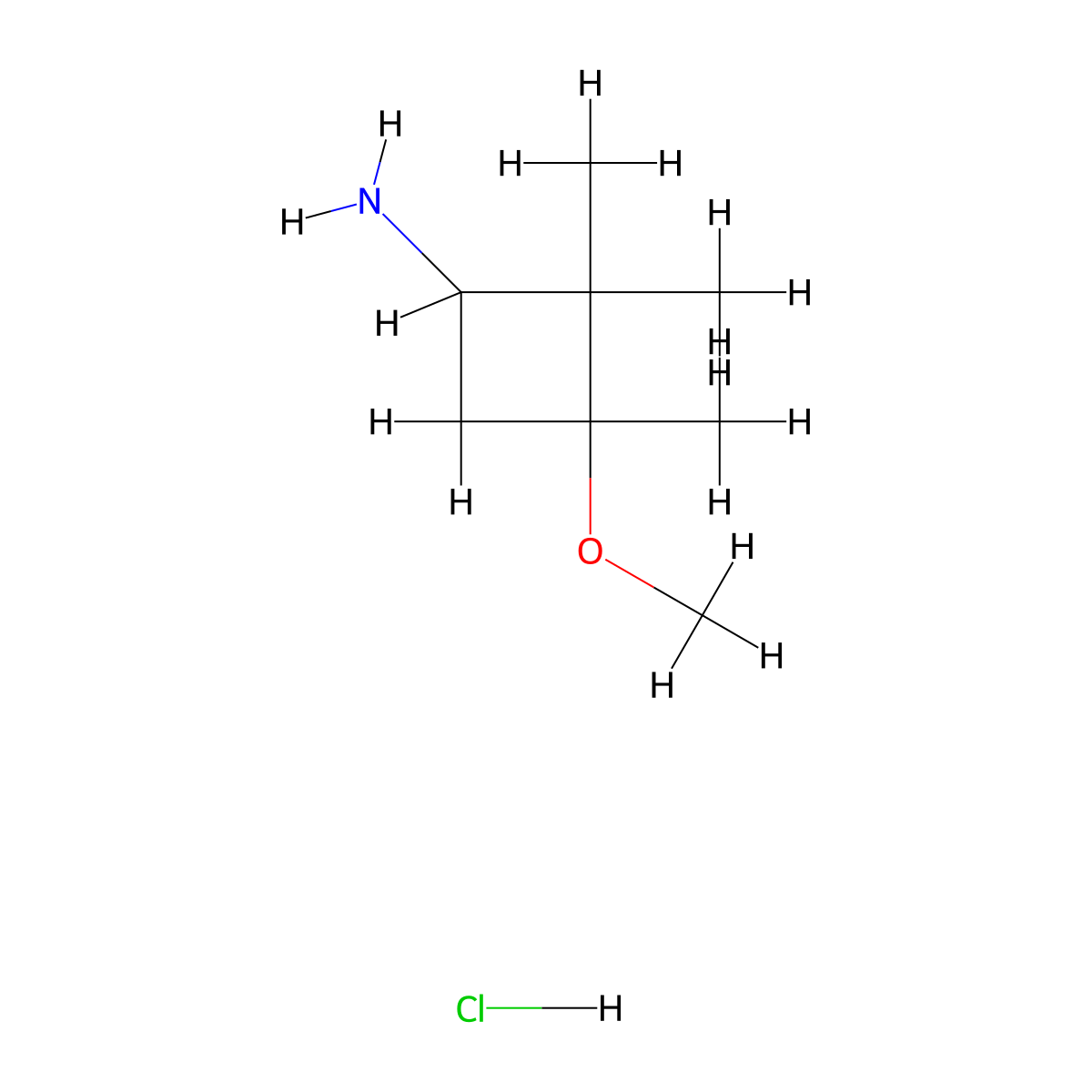 3-Methoxy-2,2,3-trimethylcyclobutan-1-amine hydrochloride molecular structure, CAS 2866307-55-1