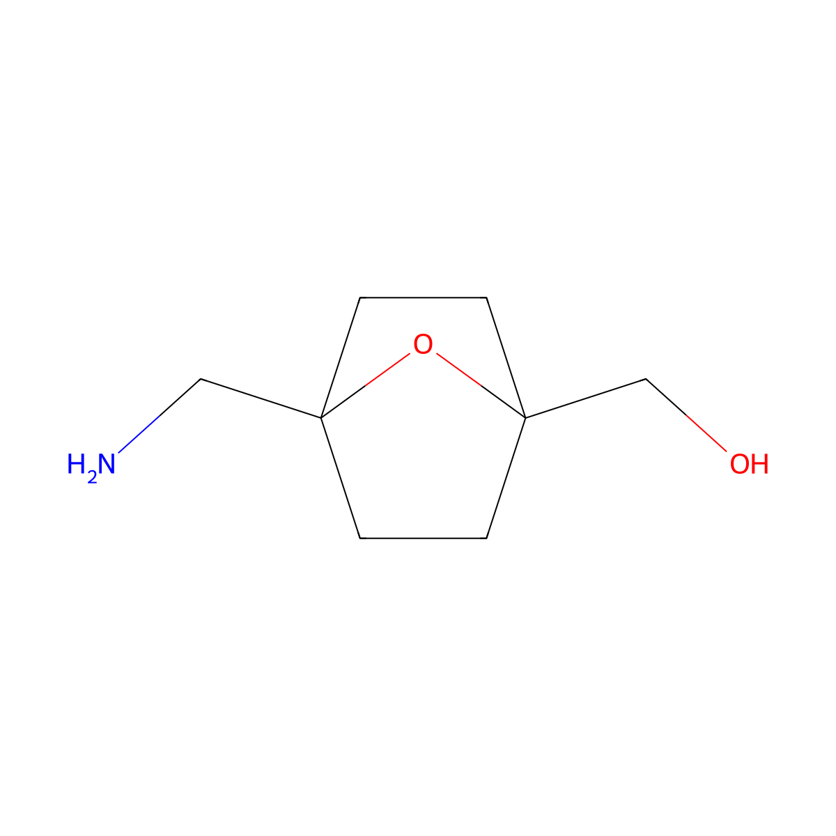 [4-(Aminomethyl)-7-oxabicyclo[2.2.1]heptan-1-yl]methanol molecular structure, CAS 2866307-74-4