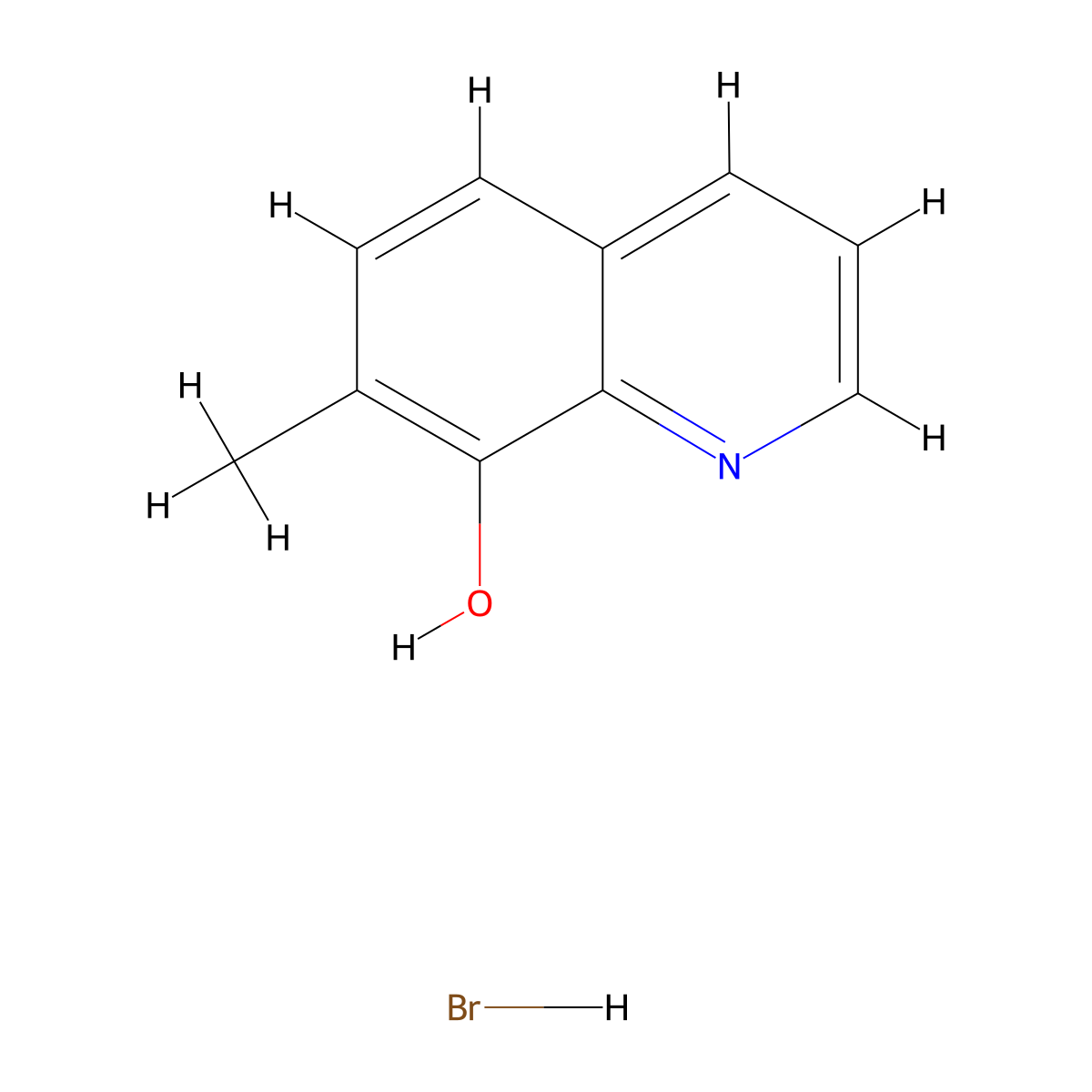 7-Methylquinolin-8-ol hydrobromide molecular structure, CAS 2866307-81-3