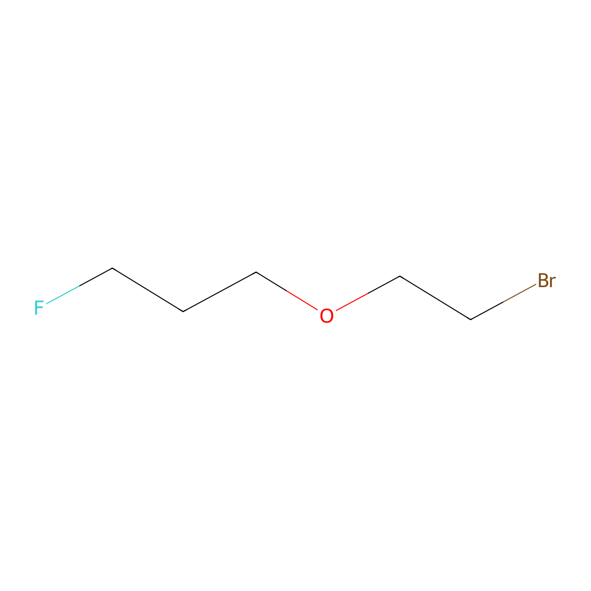 1-(2-Bromoethoxy)-3-fluoropropane molecular structure, CAS 2866317-08-8