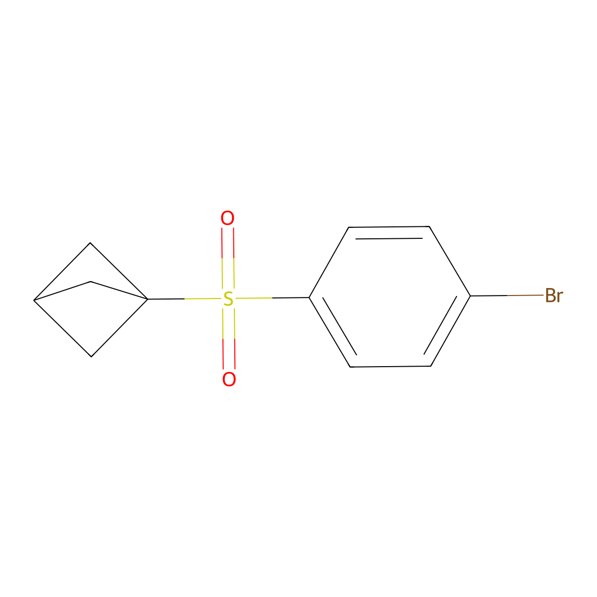 1-(4-Bromobenzenesulfonyl)bicyclo[1.1.1]pentane molecular structure, CAS 2866317-58-8