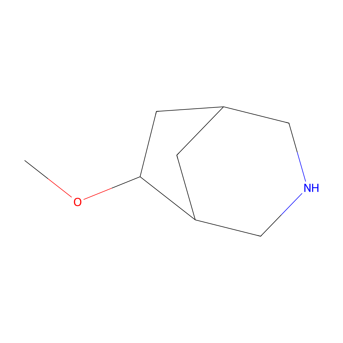 6-Methoxy-3-azabicyclo[3.2.1]octane molecular structure, CAS 2866319-14-2