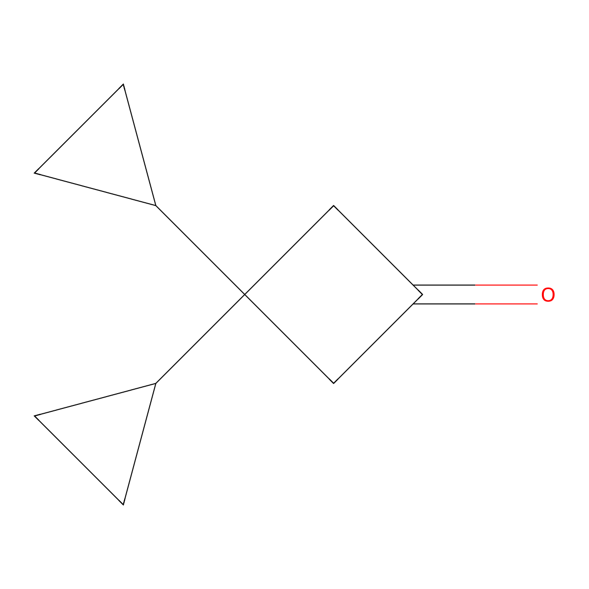 3,3-Dicyclopropylcyclobutan-1-one molecular structure, CAS 2866319-33-5
