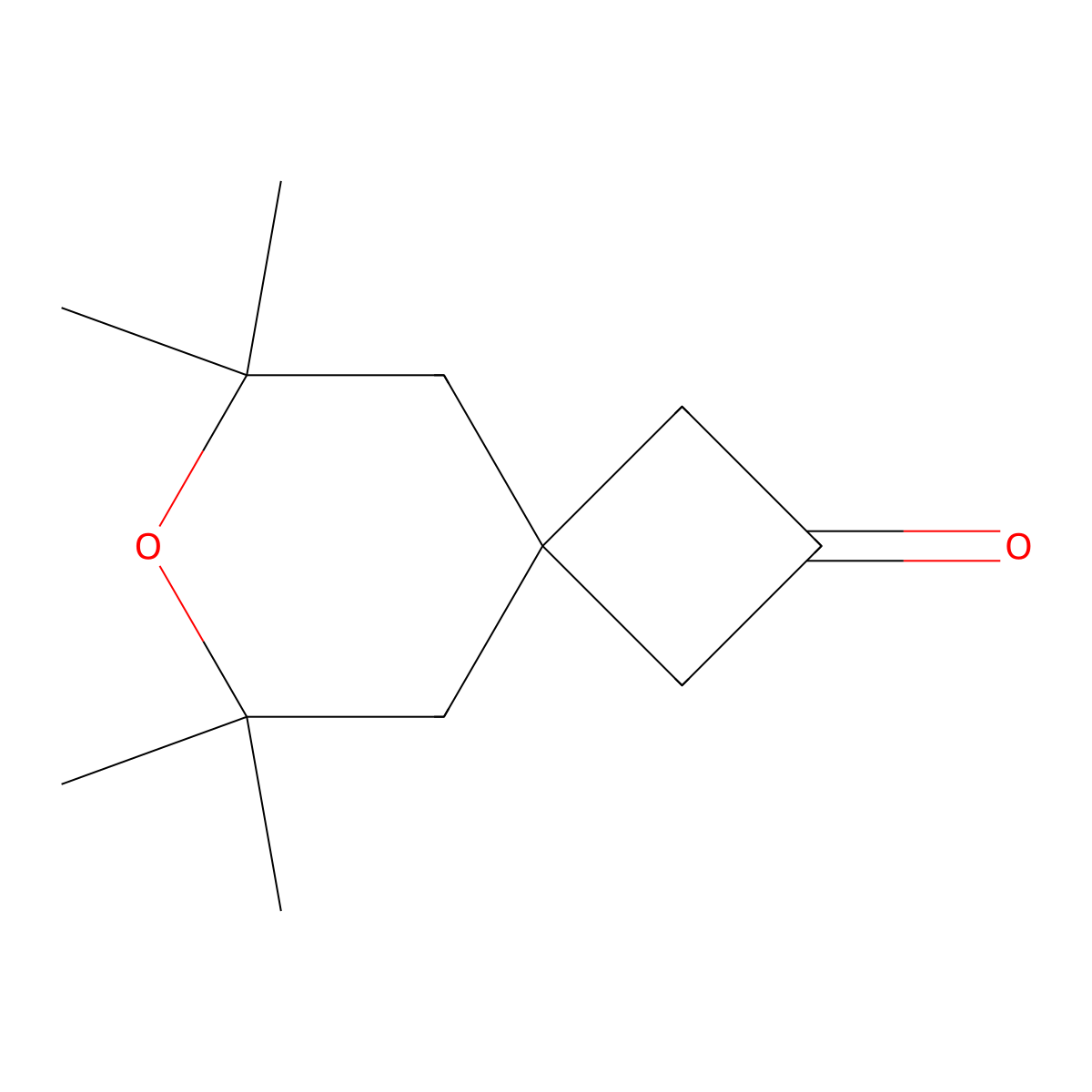 6,6,8,8-Tetramethyl-7-oxaspiro[3.5]nonan-2-one molecular structure, CAS 2866323-86-4
