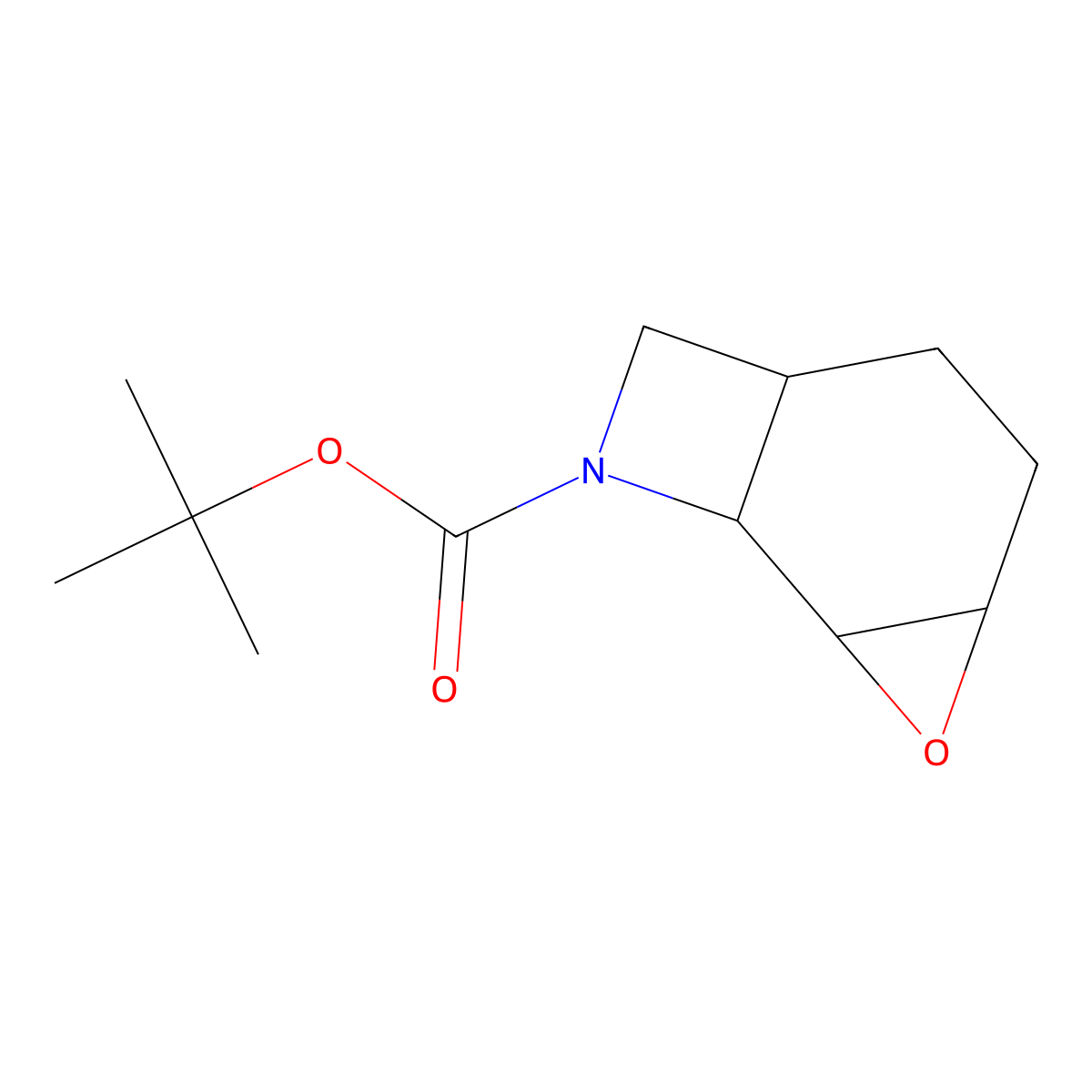 tert-butyl (1RS,2RS&,4SR&,7SR)-3-oxa-9-azatricyclo[5.2.0.0,2,4]nonane-9-carboxylate molecular structure, CAS 2866334-74-7