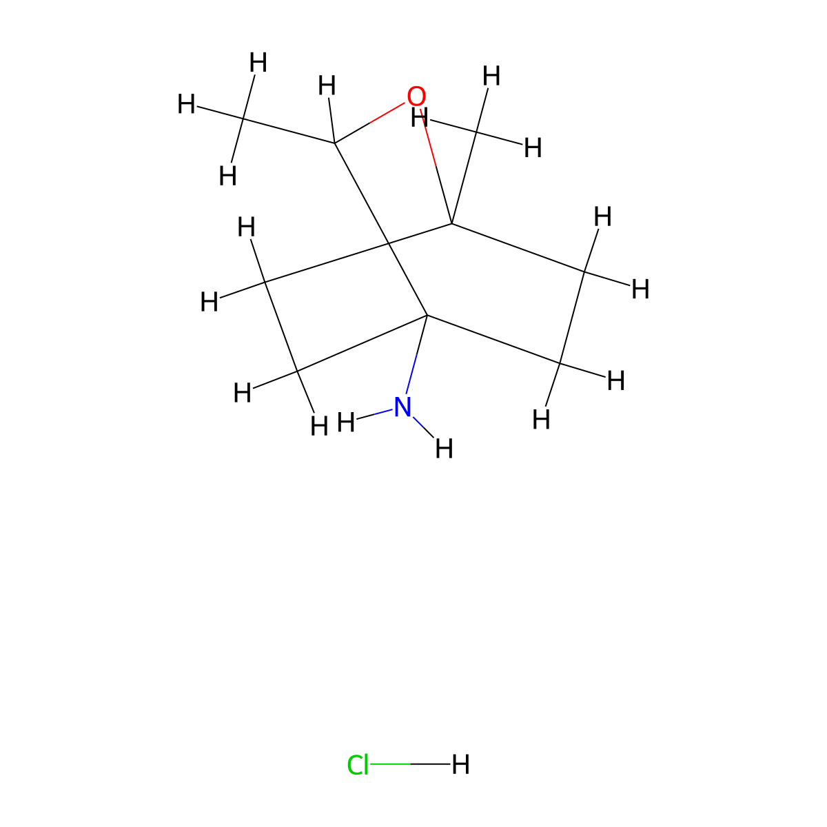 1,3-Dimethyl-2-oxabicyclo[2.2.2]octan-4-amine hydrochloride molecular structure, CAS 2866335-24-0