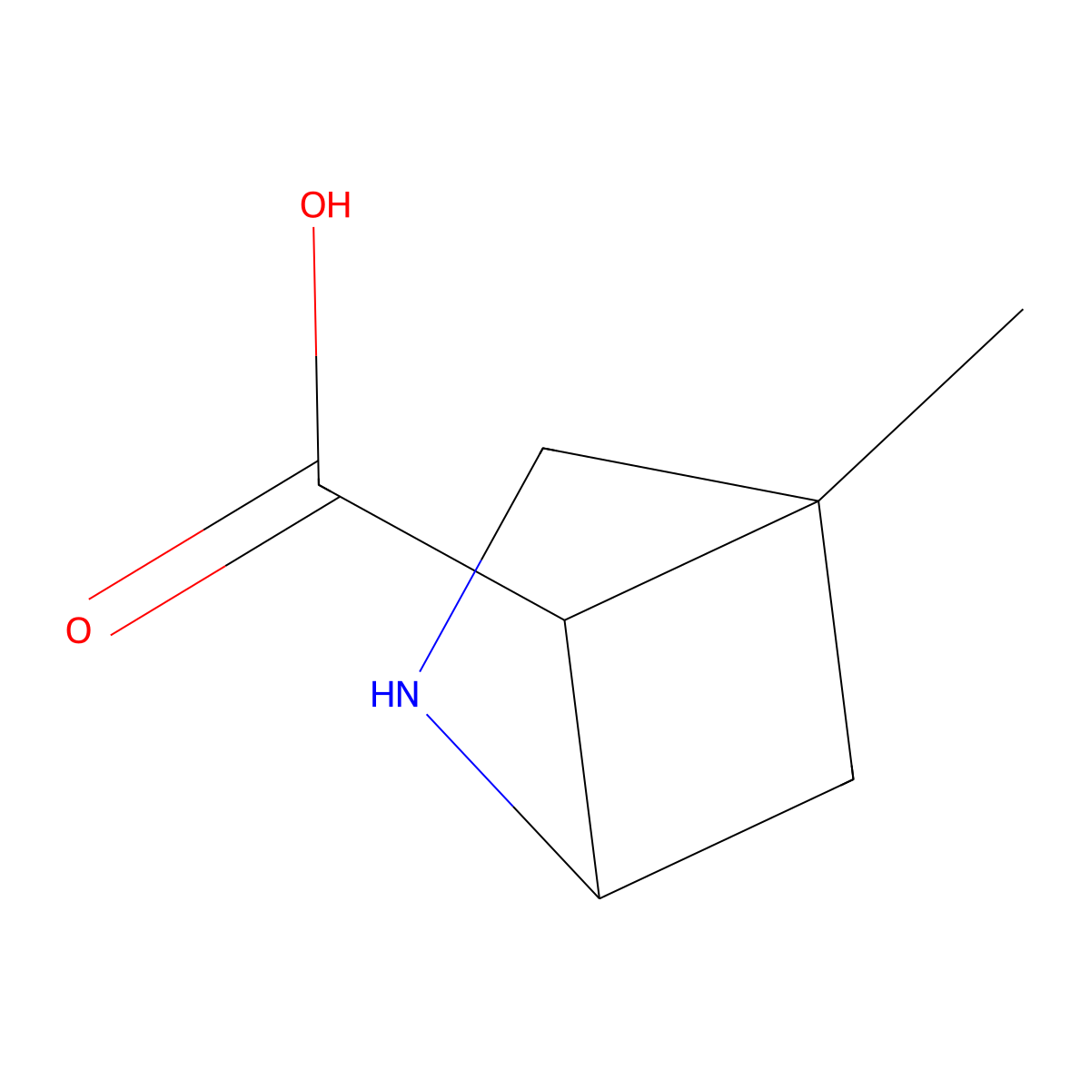 rac-(1R,4S,5S)-4-methyl-2-azabicyclo[2.1.1]hexane-5-carboxylic acid molecular structure, CAS 2866352-60-3