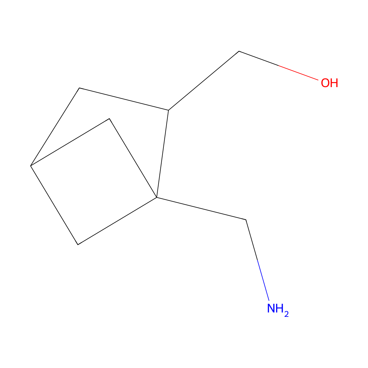 [(1s)-1-(Aminomethyl)bicyclo[2.1.1]hexan-2-yl]methanol molecular structure, CAS 2866352-71-6
