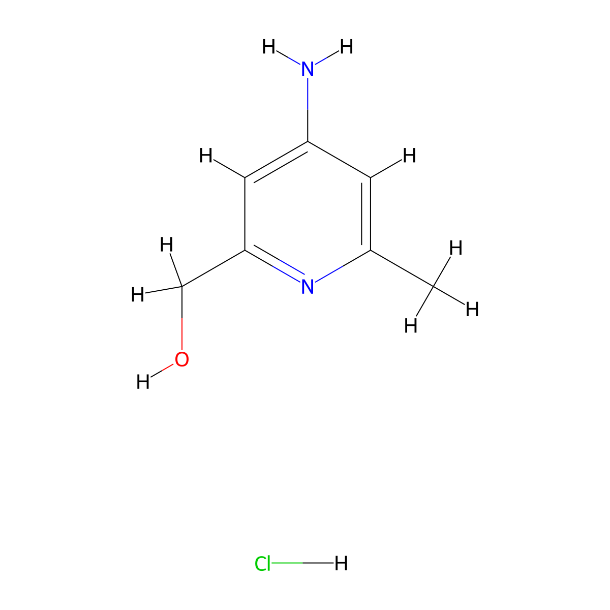 (4-Amino-6-methylpyridin-2-yl)methanol hydrochloride molecular structure, CAS 2866353-08-2
