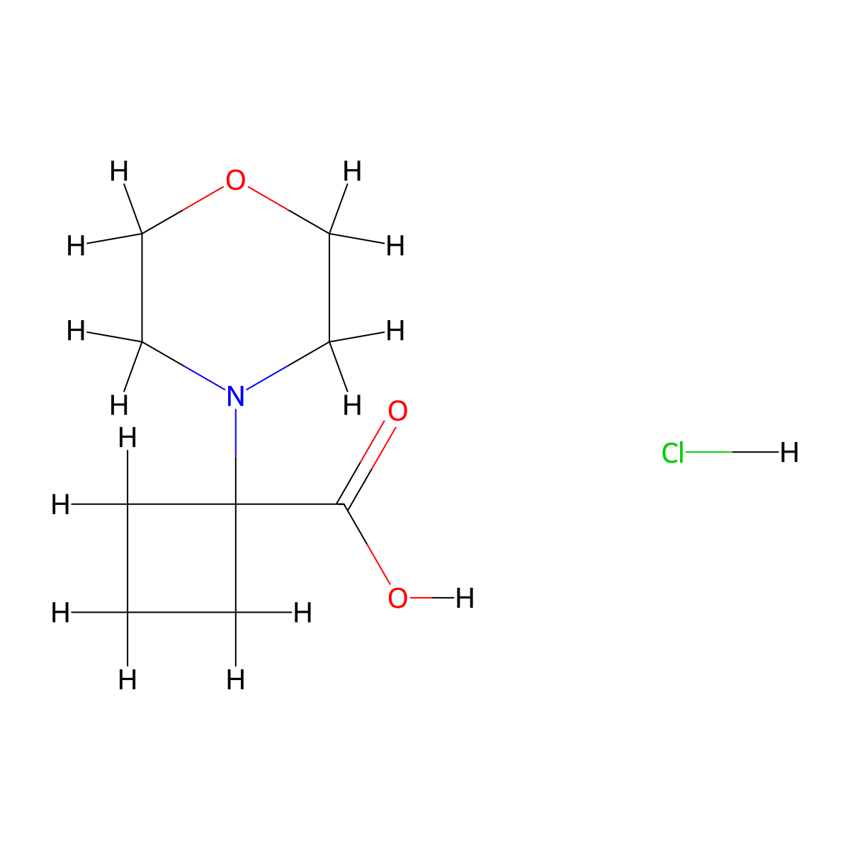 1-(Morpholin-4-yl)cyclobutane-1-carboxylic acid hydrochloride molecular structure, CAS 2866353-69-5