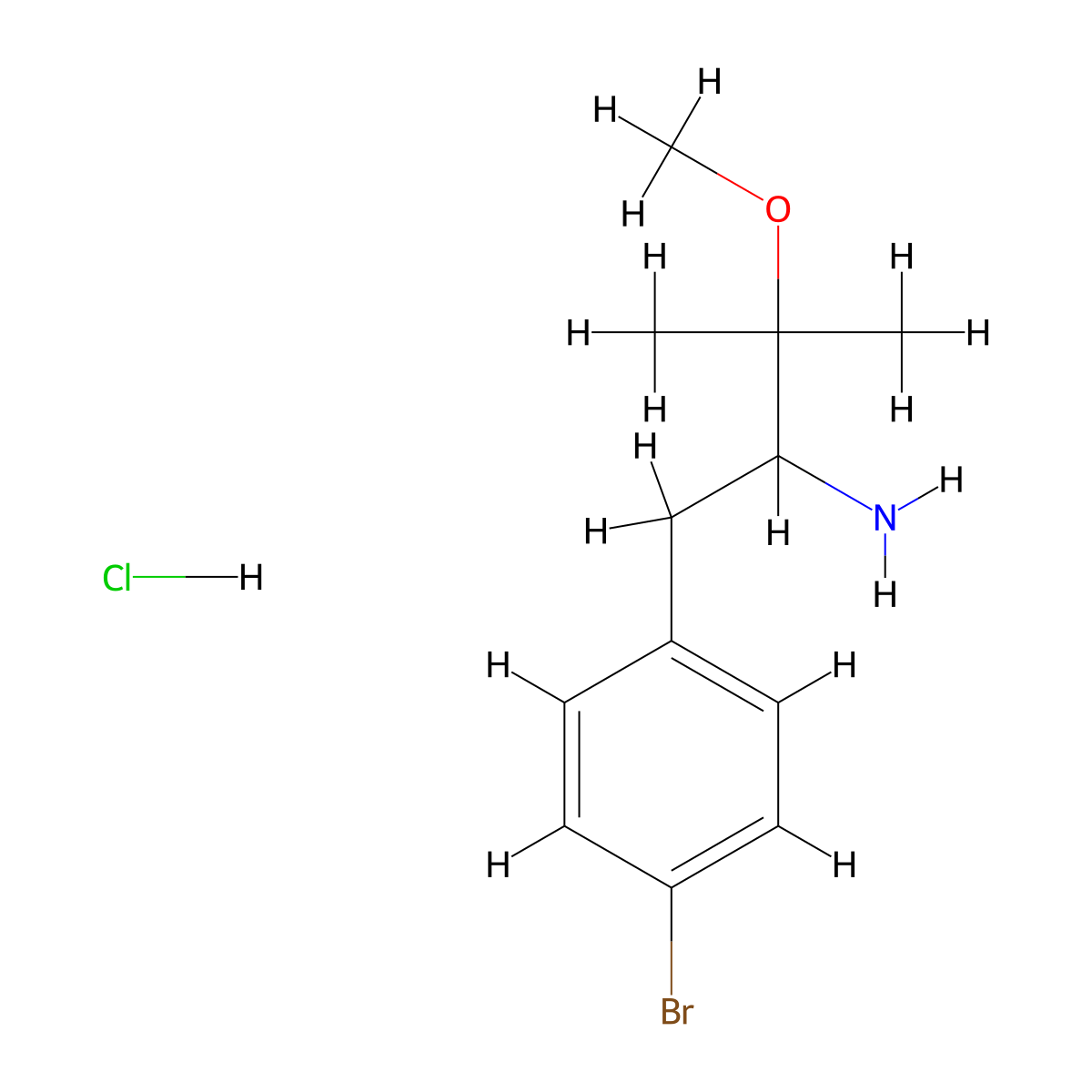 1-(4-Bromophenyl)-3-methoxy-3-methylbutan-2-amine hydrochloride molecular structure, CAS 2866353-71-9