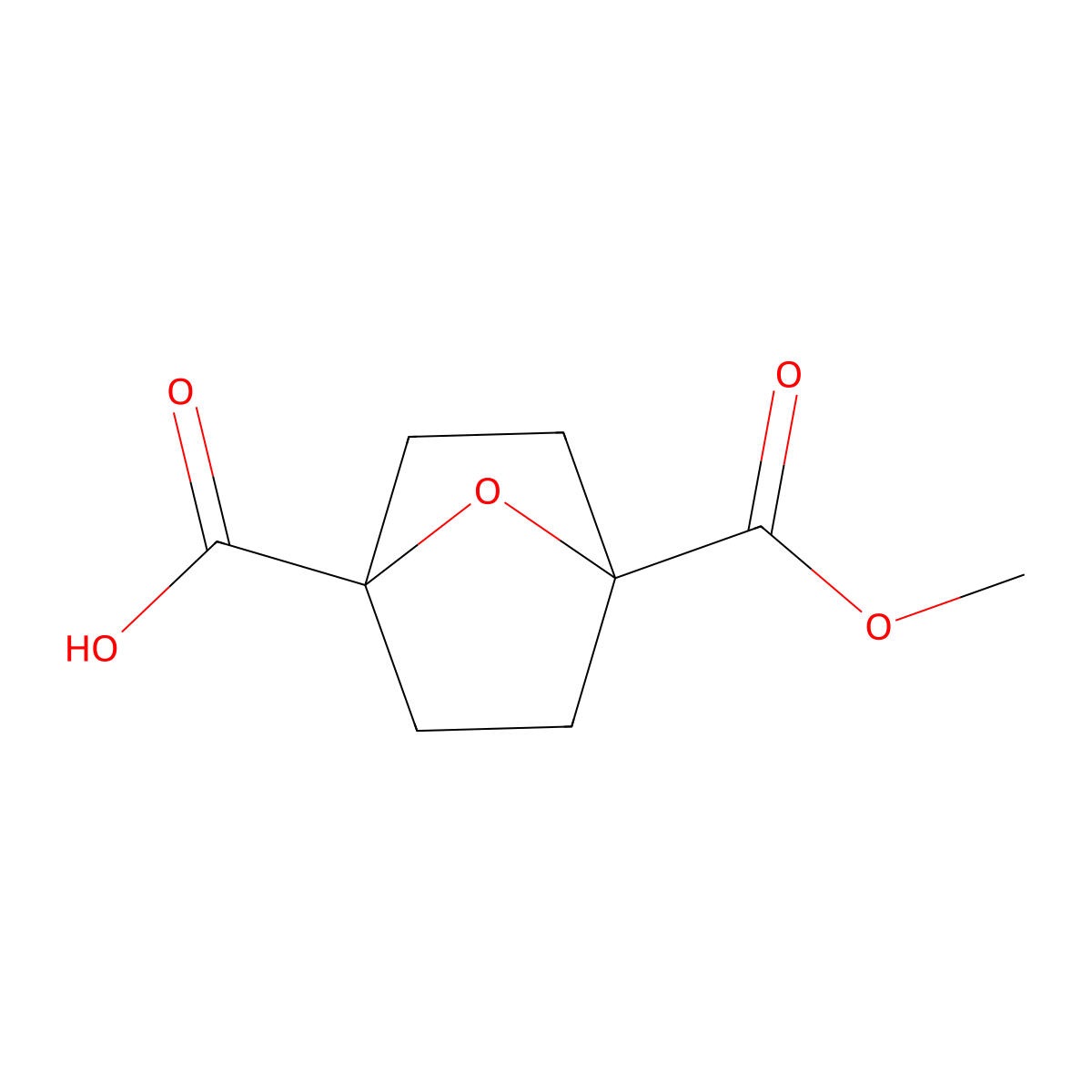 4-(Methoxycarbonyl)-7-oxabicyclo[2.2.1]heptane-1-carboxylic acid molecular structure, CAS 2866354-06-3