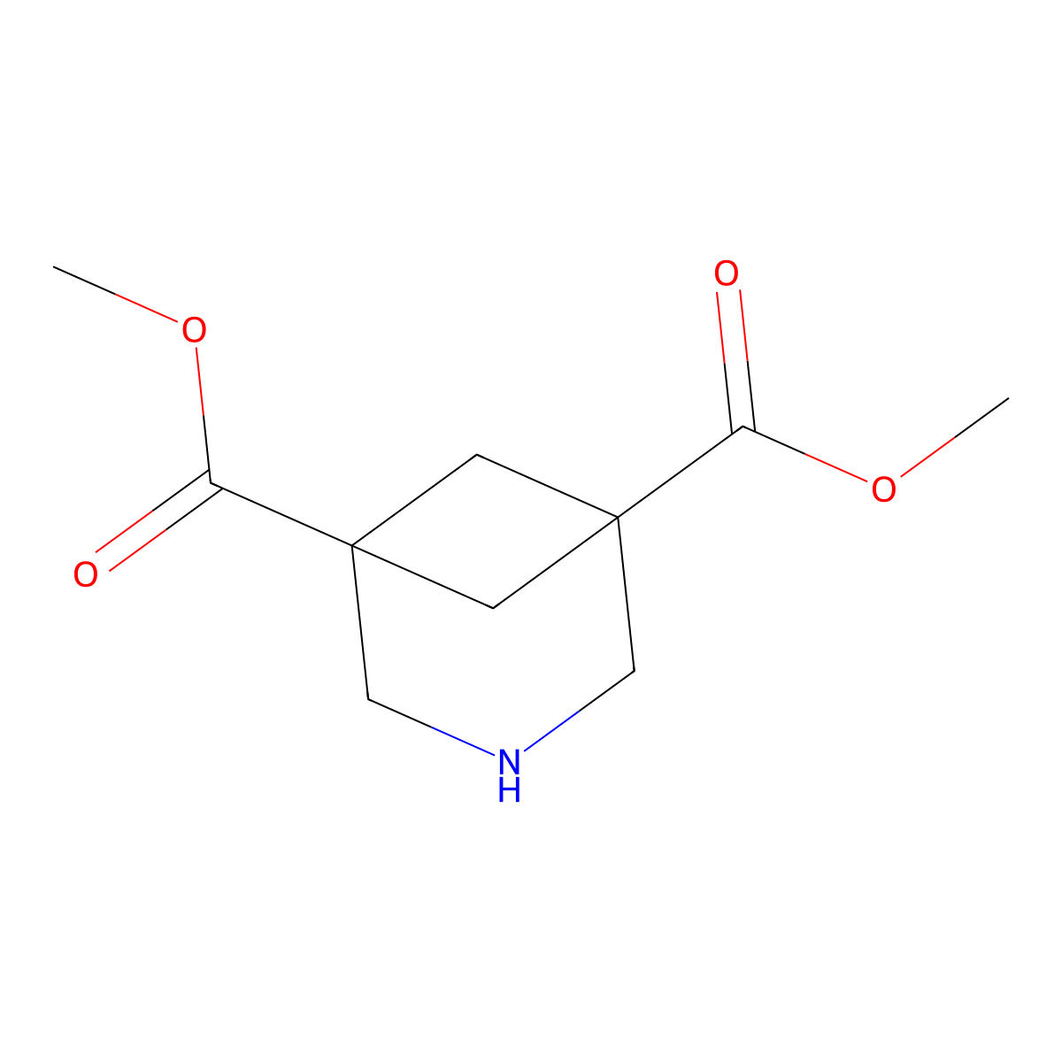 1,5-Dimethyl 3-azabicyclo[3.1.1]heptane-1,5-dicarboxylate molecular structure, CAS 2866355-81-7