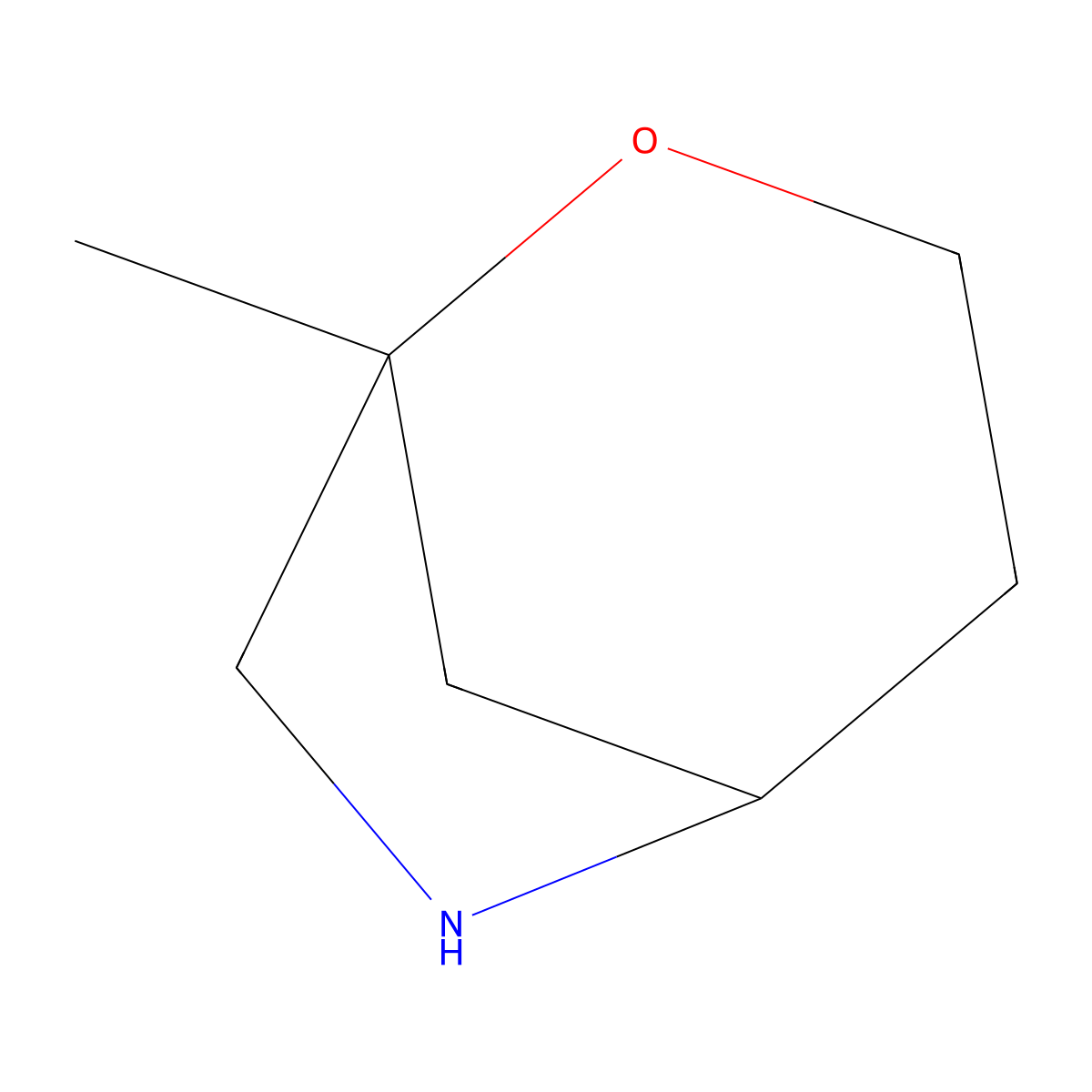 1-Methyl-2-oxa-6-azabicyclo[3.2.1]octane molecular structure, CAS 2866356-00-3