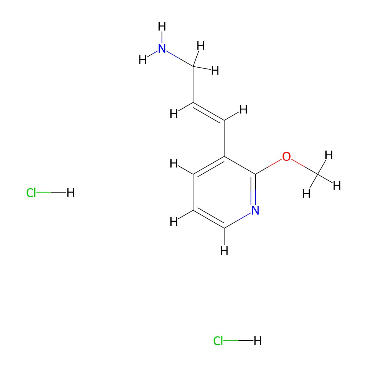 (2E)-3-(2-methoxypyridin-3-yl)prop-2-en-1-amine dihydrochloride molecular structure, CAS 2866358-16-7