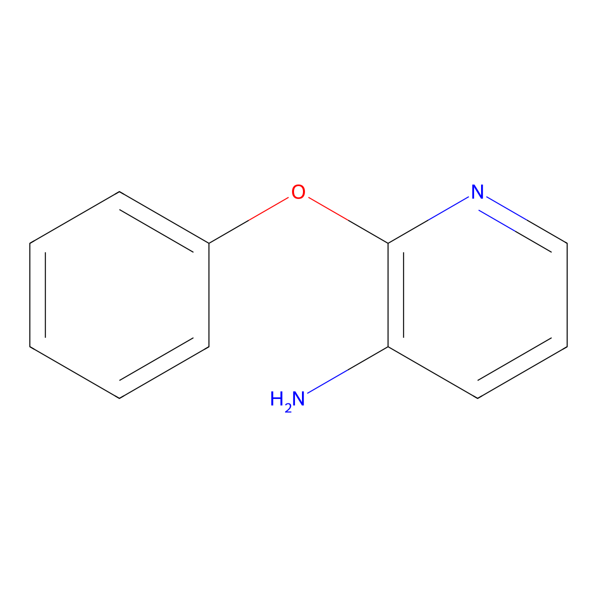 2-Phenoxypyridin-3-amine molecular structure, CAS 28664-62-2