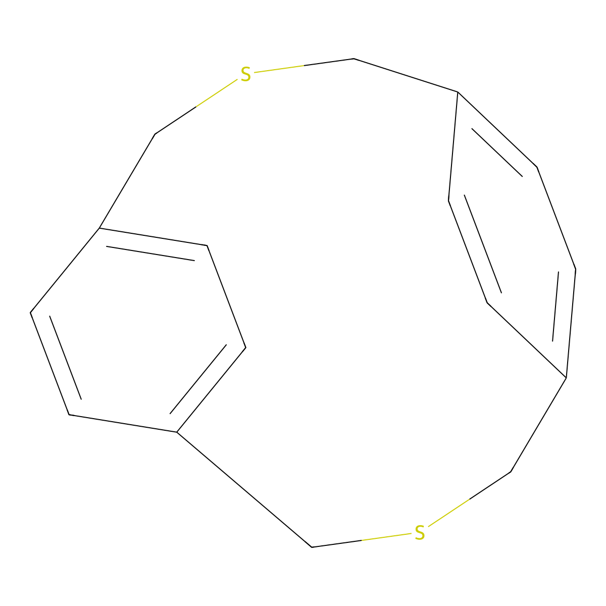 2,11-Dithia(3.3)paracyclophane molecular structure, CAS 28667-63-2