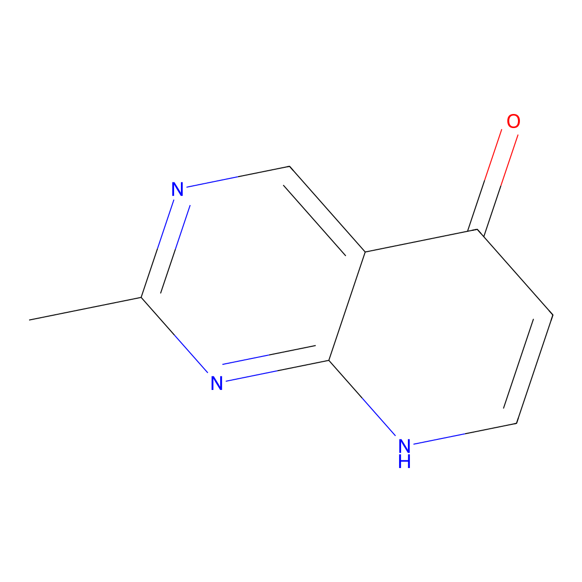 2-Methyl-5H,8H-pyrido[2,3-D]pyrimidin-5-one molecular structure, CAS 28669-74-1
