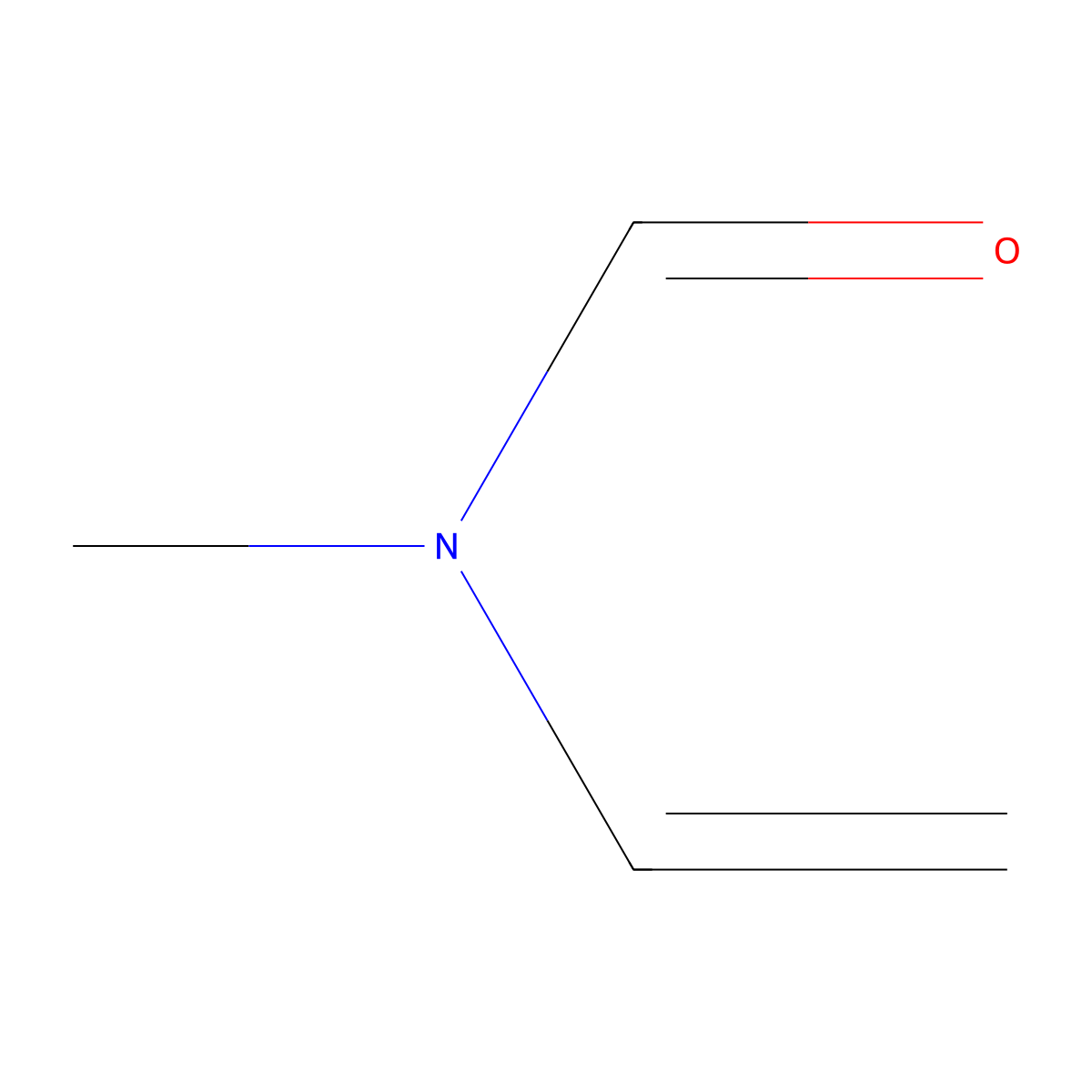 N-Methyl-N-vinylformamide molecular structure, CAS 2867-48-3