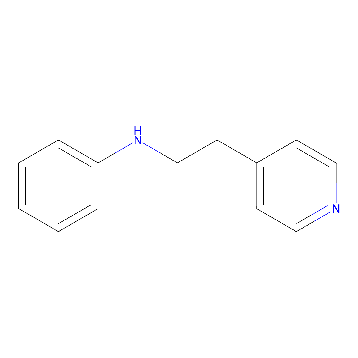 N-(2-(Pyridin-4-yl)ethyl)aniline molecular structure, CAS 28683-44-5