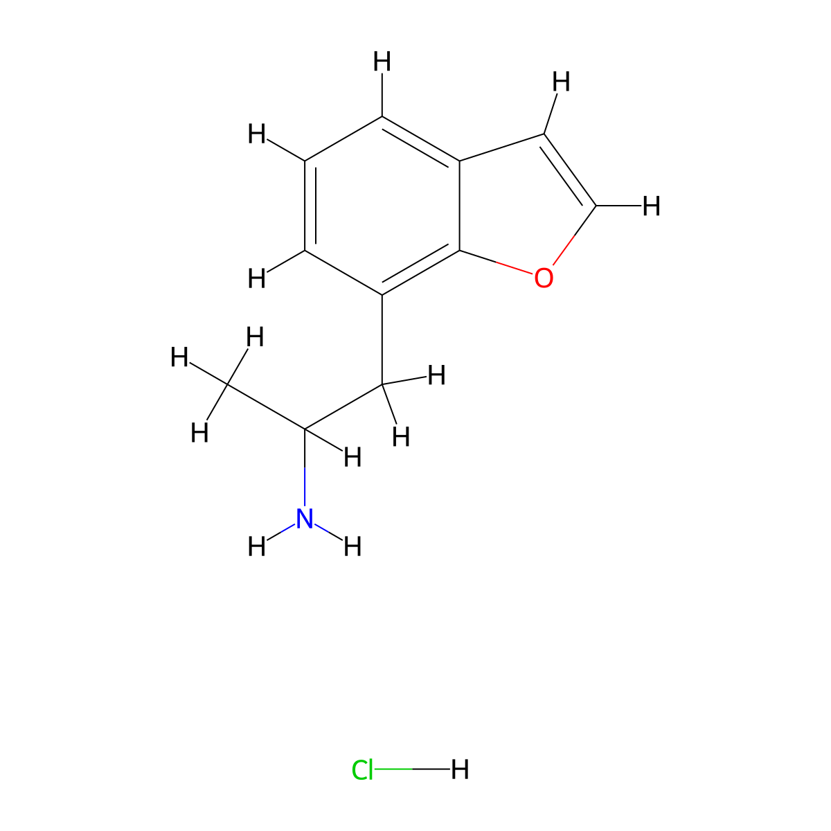 7-Apb hydrochloride molecular structure, CAS 286834-86-4