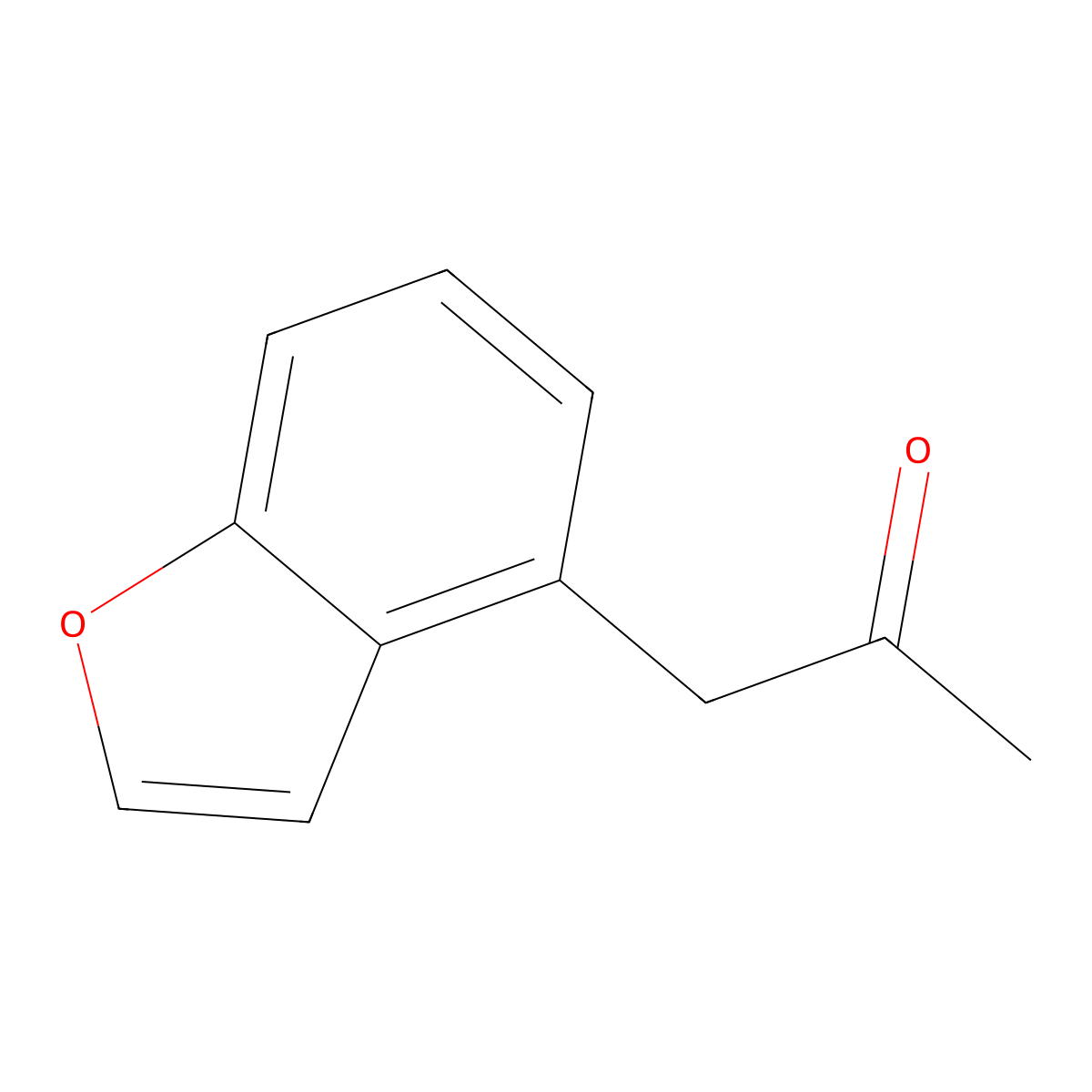 1-(1-Benzofuran-4-yl)propan-2-one molecular structure, CAS 286836-33-7