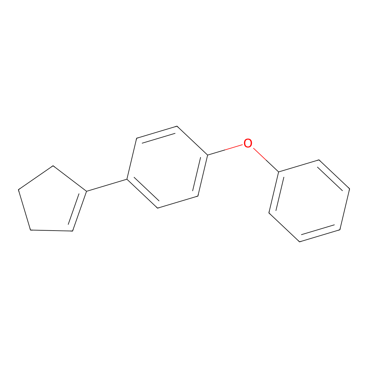 1-(Cyclopent-1-en-1-yl)-4-phenoxybenzene molecular structure, CAS 2869178-52-7