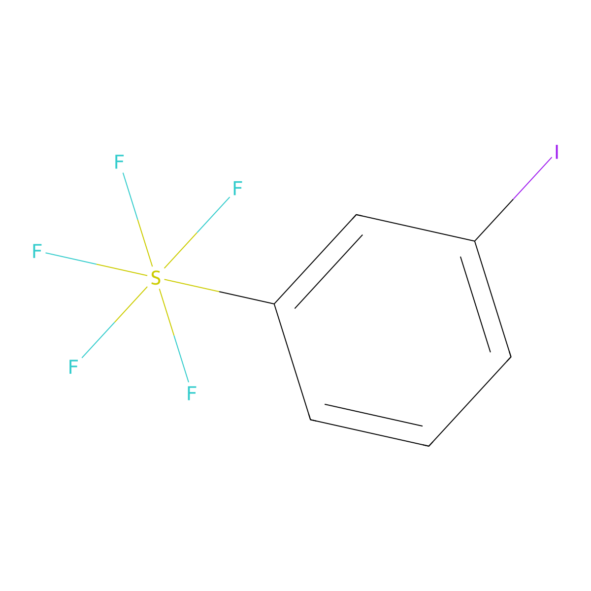 3-Iodophenylsulfur Pentafluoride molecular structure, CAS 286947-67-9