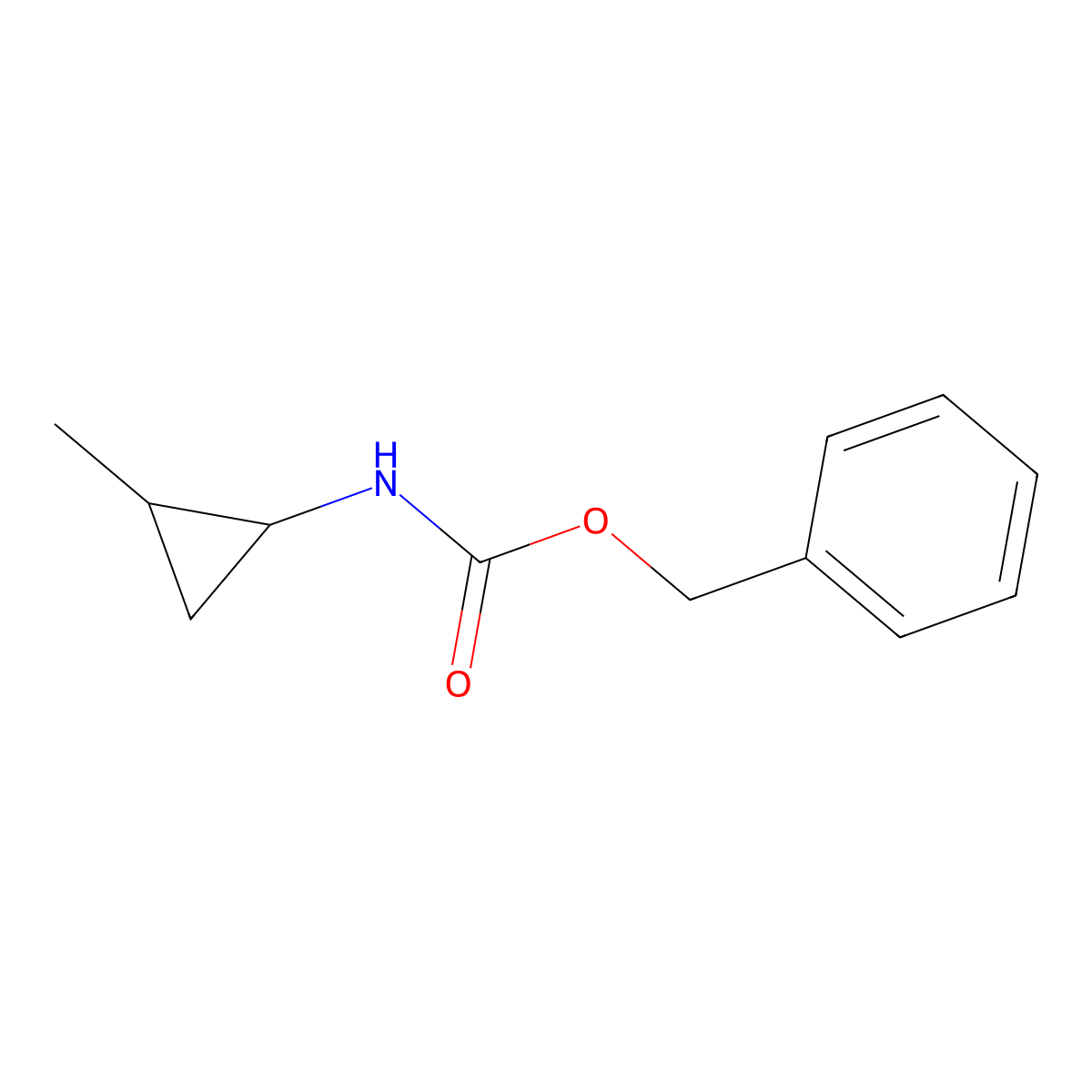 benzyl N-[(1S,2S)-2-methylcyclopropyl]carbamate molecular structure, CAS 2869870-27-7