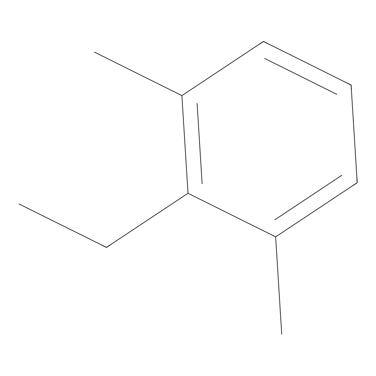 2-Ethyl-m-xylene molecular structure, CAS 2870-04-4