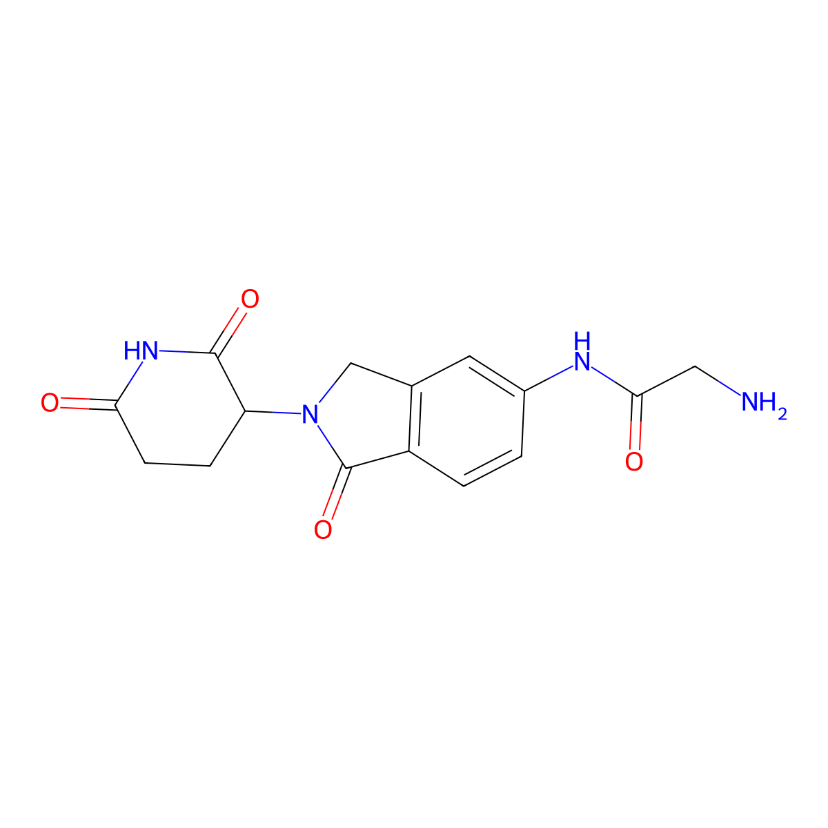 Lenalidomide-5'-CO-C1-NH2 molecular structure, CAS 2870642-00-3