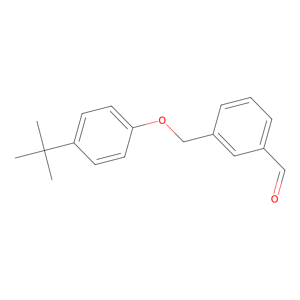 3-((4-(Tert-butyl)phenoxy)methyl)benzaldehyde molecular structure, CAS 2870687-83-3