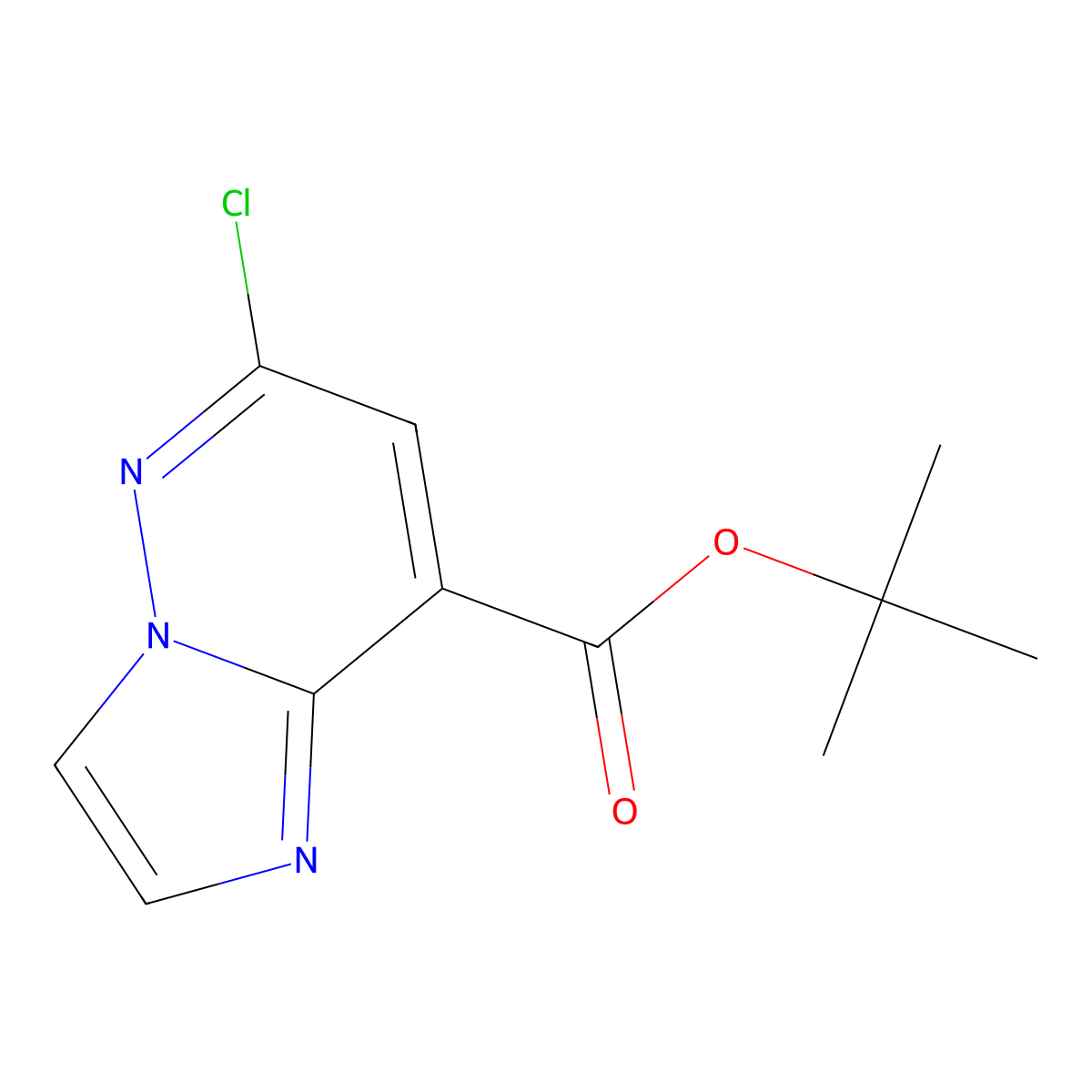 tert-Butyl 6-chloroimidazo[1,2-b]pyridazine-8-carboxylate molecular structure, CAS 2870688-93-8