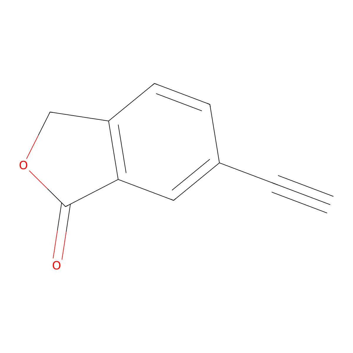 6-Ethynyl-1,3-dihydro-2-benzofuran-1-one molecular structure, CAS 2870701-96-3
