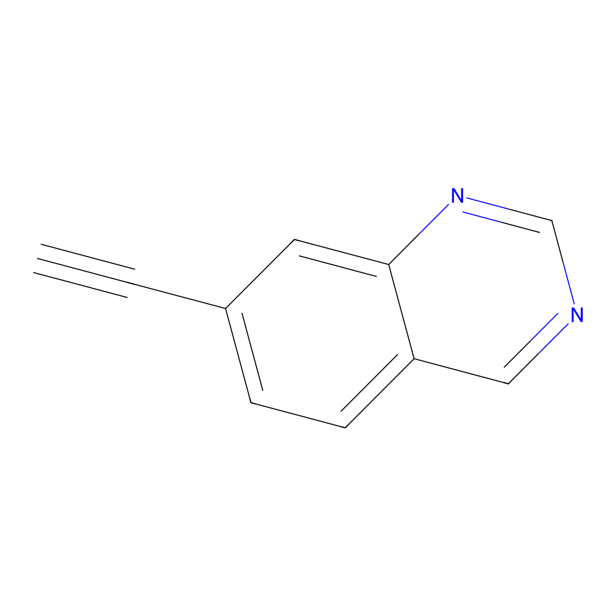 7-Ethynylquinazoline molecular structure, CAS 2870708-02-2