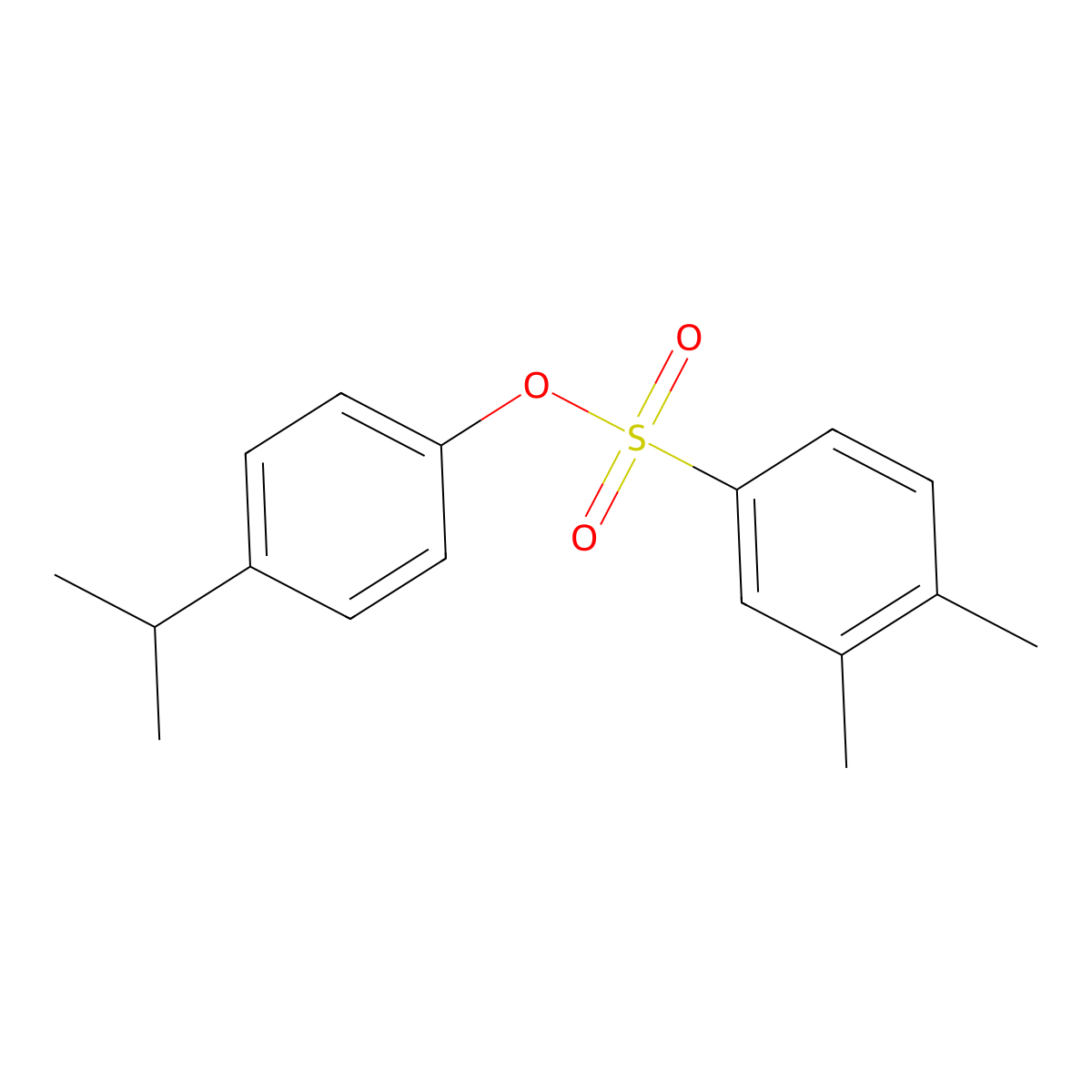 4-(Propan-2-yl)phenyl 3,4-dimethylbenzene-1-sulfonate molecular structure, CAS 2870786-97-1