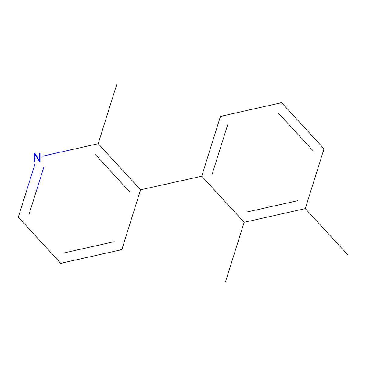 3-(2,3-Dimethylphenyl)-2-methylpyridine molecular structure, CAS 2871043-09-1