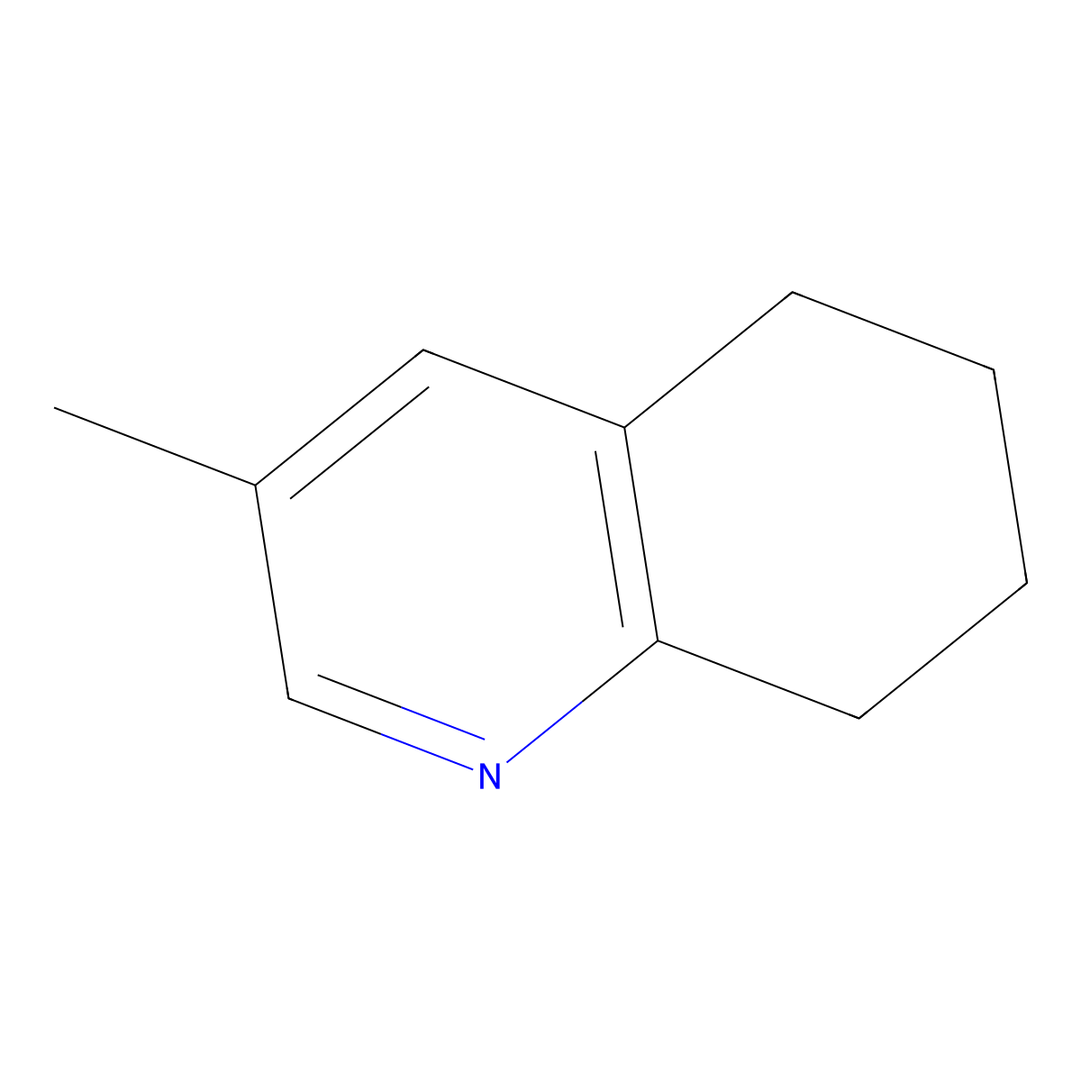 3-Methyl-5,6,7,8-tetrahydroquinoline molecular structure, CAS 28712-62-1