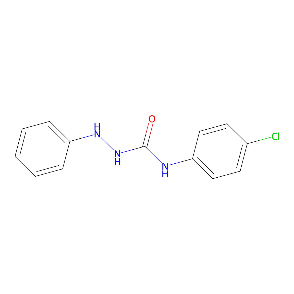 4-(4-Chlorophenyl)-1-phenylsemicarbazide molecular structure, CAS 28718-33-4