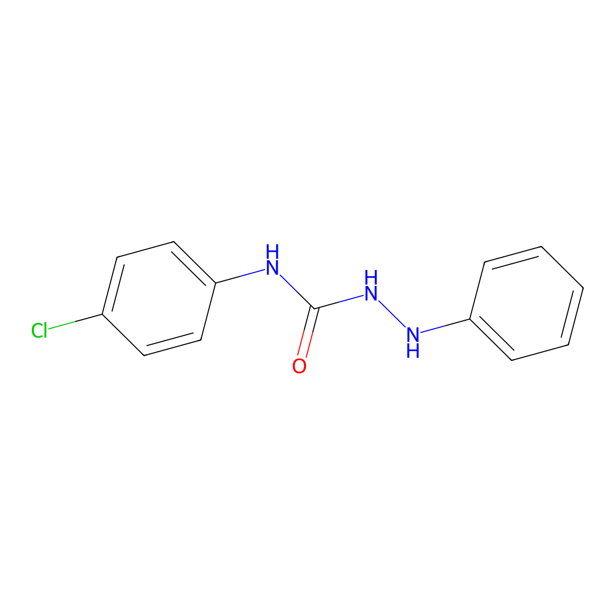 4-(4-Chlorophenyl)-1-phenylsemicarbazide molecular structure, CAS 28718-33-4