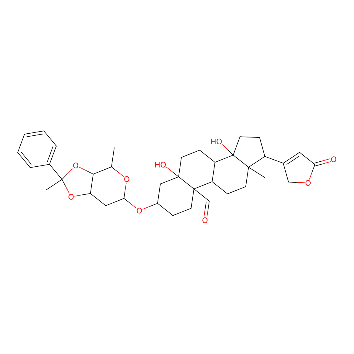 Acetophenonehelveticoside molecular structure, CAS 28719-24-6