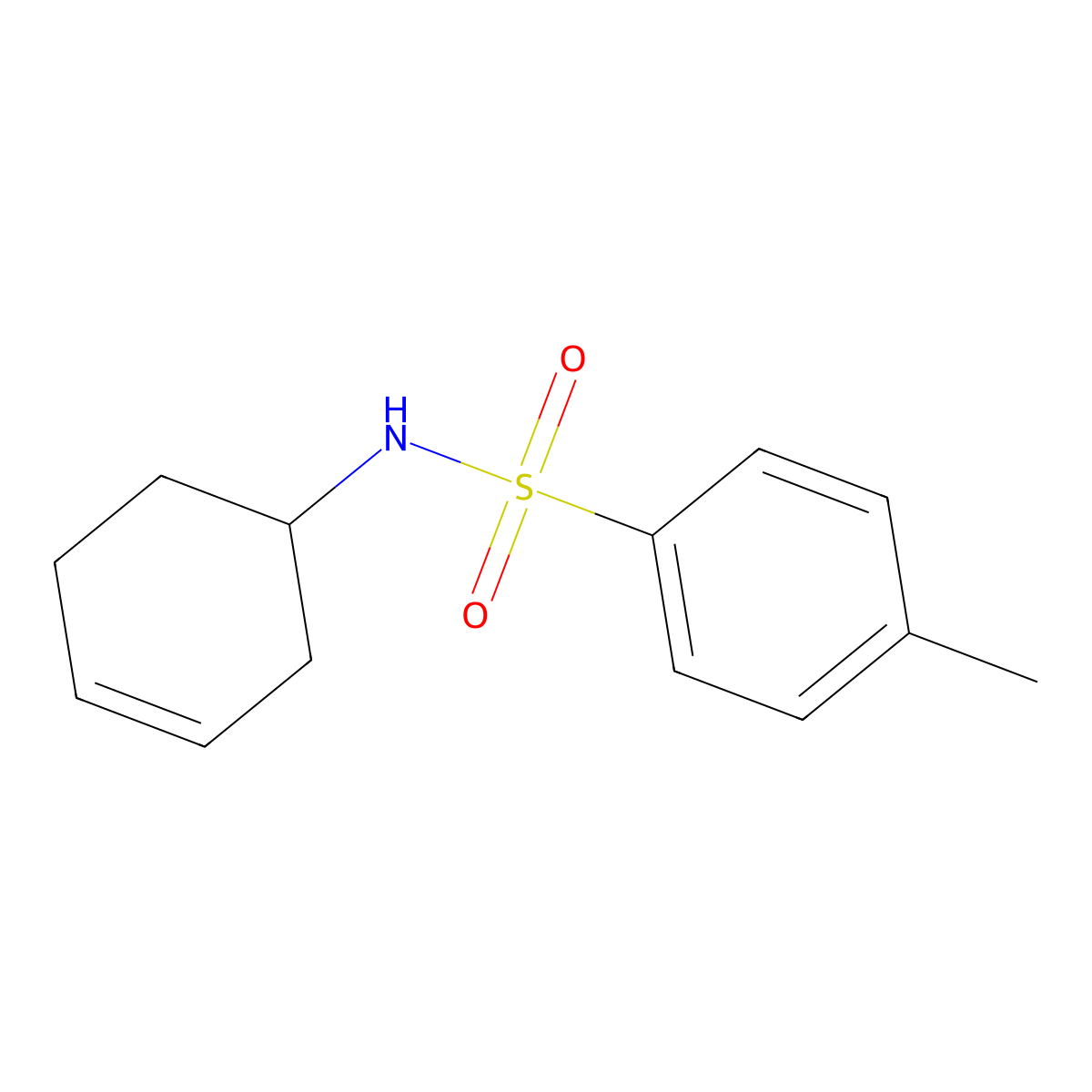 N-[(S)-3-Cyclohexenyl]-p-toluenesulfonamide molecular structure, CAS 287205-68-9