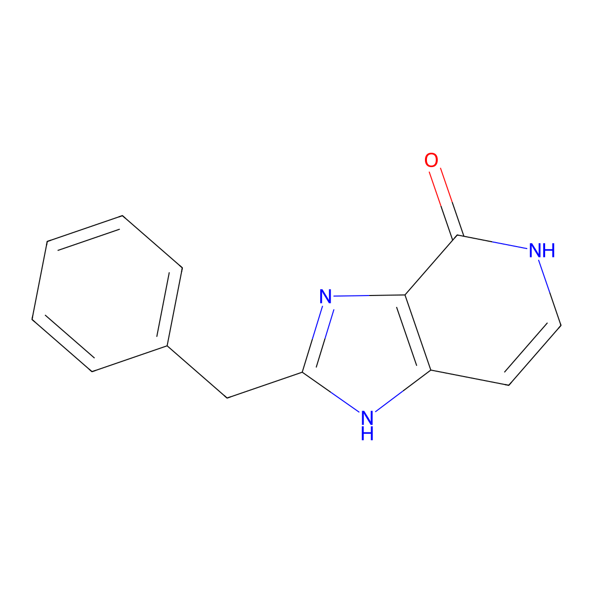 2-benzyl-3H-imidazo[4,5-c]pyridin-4-ol molecular structure, CAS 2872869-96-8