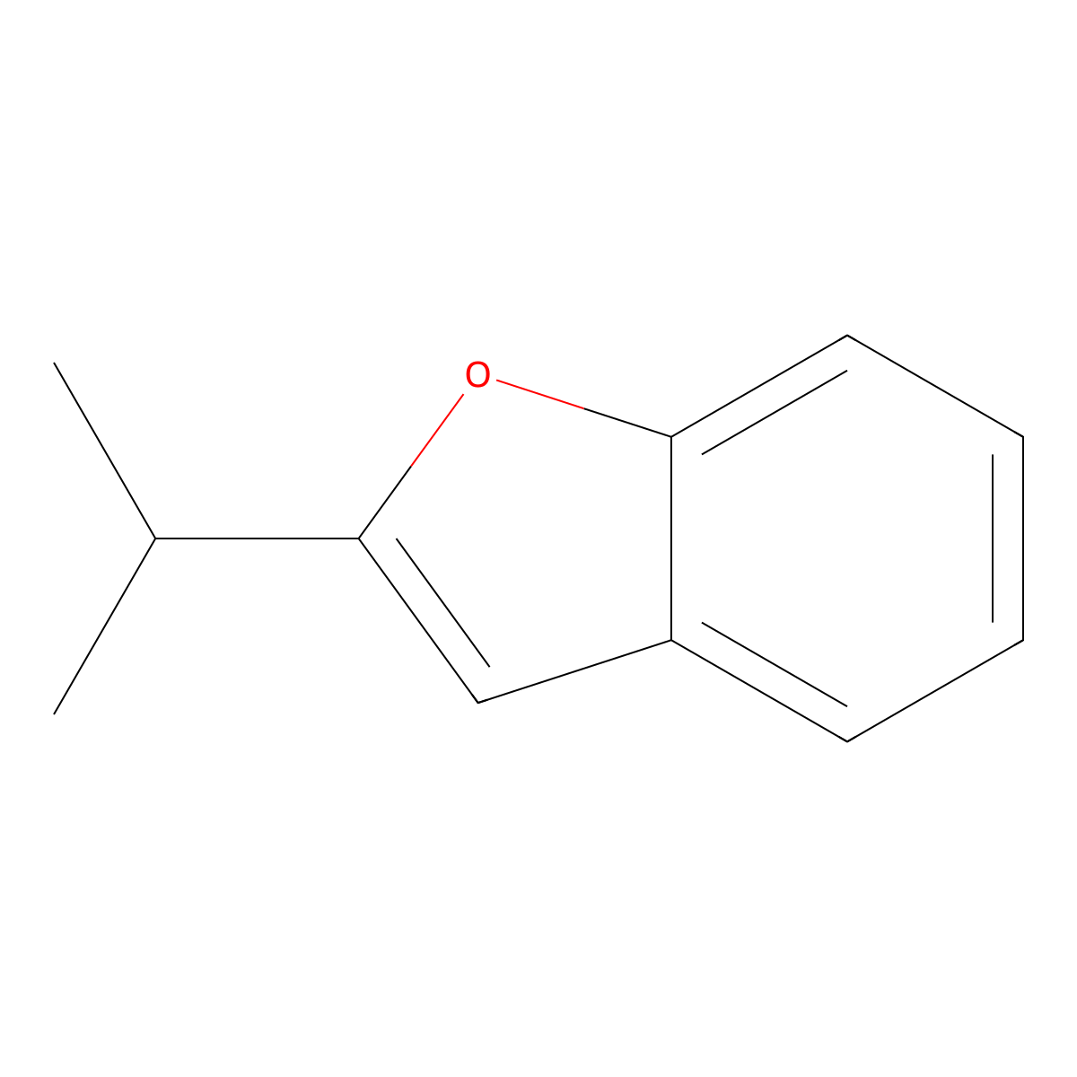 2-Isopropylbenzofuran molecular structure, CAS 28748-41-6
